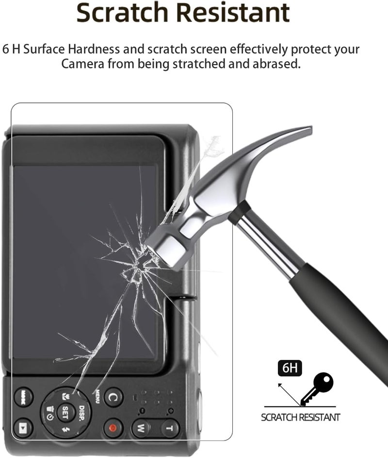 WUNIAK Screen Protector for KODAK Pixpro C1 Ultra-Compact Digital Camera, HD Protective Film 6h Hardness Screen Protector,Easy Installation,Anti-Scratch,HD Quality,(3 Pack) - Image 3