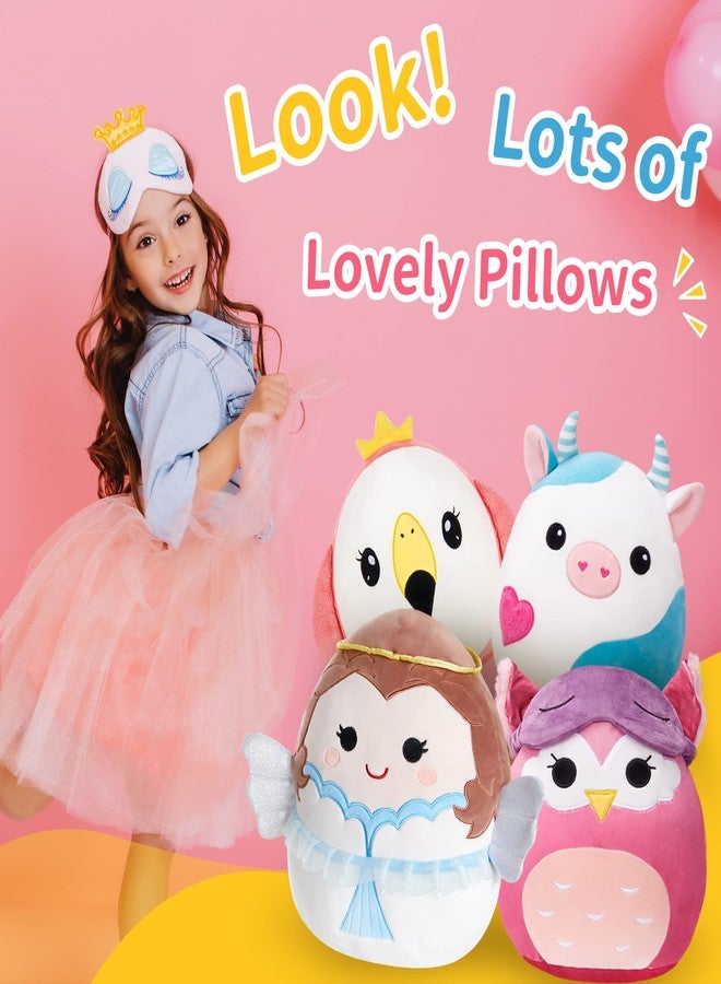 BSTAOFY Cute Angel Soft Plush Pillow with Wings & Halo Collection Squishy Angel Stuffed Animal Valentines Cushion Christmas Holiday Birthday Gifts for Kids, 12’’ - Image 4