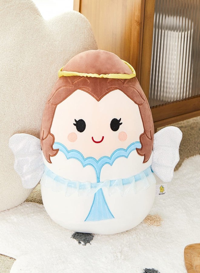 BSTAOFY Cute Angel Soft Plush Pillow with Wings & Halo Collection Squishy Angel Stuffed Animal Valentines Cushion Christmas Holiday Birthday Gifts for Kids, 12’’ - Image 5