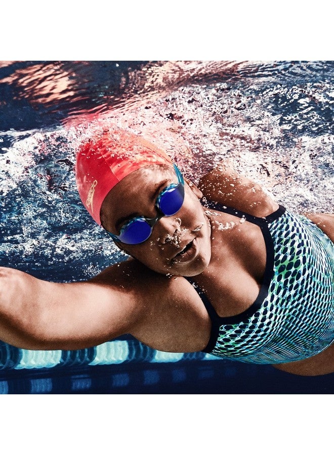 speedo نظارات سباحة للأطفال من الجنسين من هايبر فلاير جونيور للأعمار من 6 إلى 14 سنة، لون أرجواني - Image 5