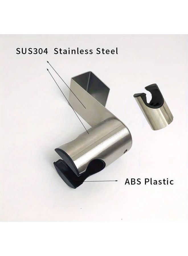 Bidet Sprayer Hook Holder Model A2 No Nails Required Stainless Steel Bathroom Shower Head Mount - Image 3