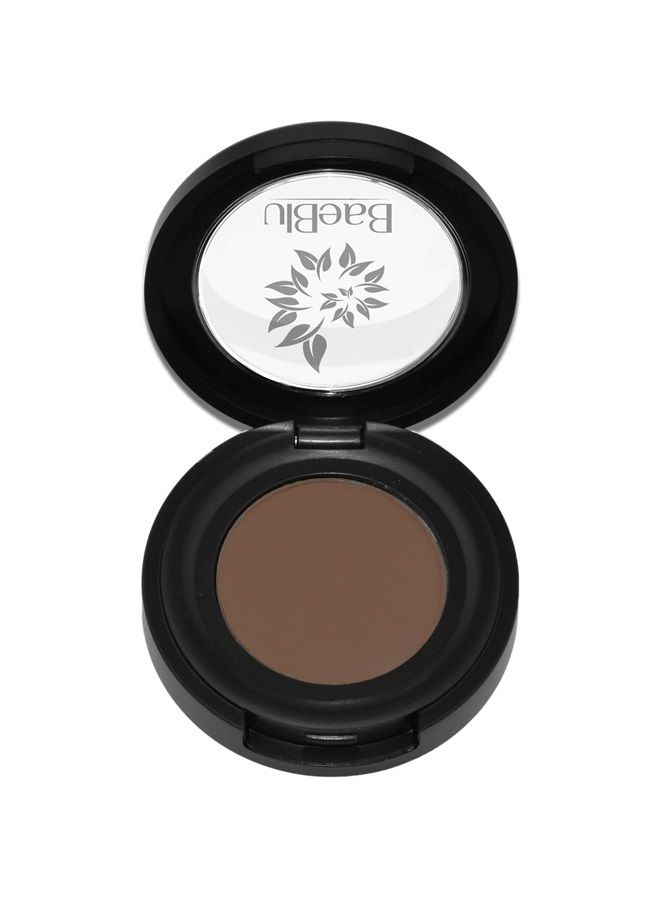 BaeBlu Hypoallergenic Eyeshadow Organic 100% Natural Finely Pressed Velvety Smooth Powder, Made in USA, Bark - Image 2
