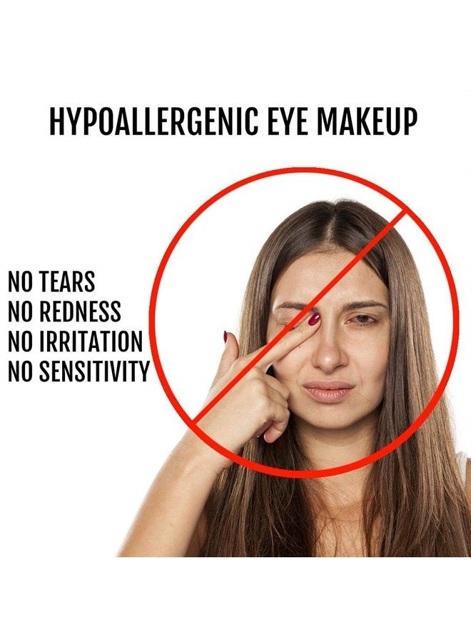 BaeBlu Hypoallergenic Eyeshadow Organic 100% Natural Finely Pressed Velvety Smooth Powder, Made in USA, Bark - Image 5