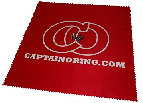 Captain O-Ring HPA Burst Disk 1.8k - 2 Pack (Compressed Air Tank Paintball) [Bonus CO Microfiber Cloth] - Image 3