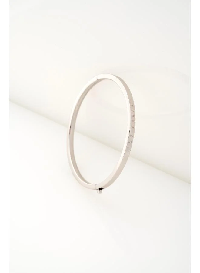 تيد بيكر Chrishell Logo Slim Bangle Bracelet