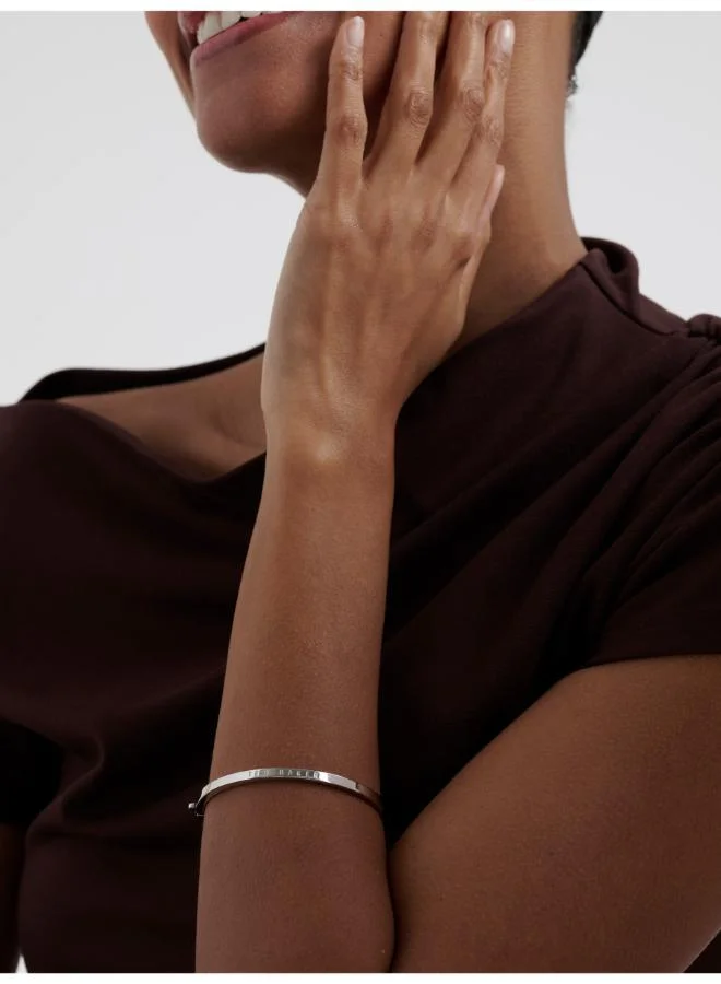 تيد بيكر Chrishell Logo Slim Bangle Bracelet