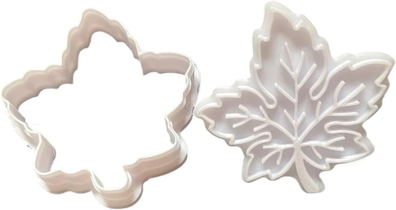 Creative Maple Leaf Cookie Cutter - DIY Biscuit Stamp for Homemade Desserts and Pastries(Big maple) - Image 1