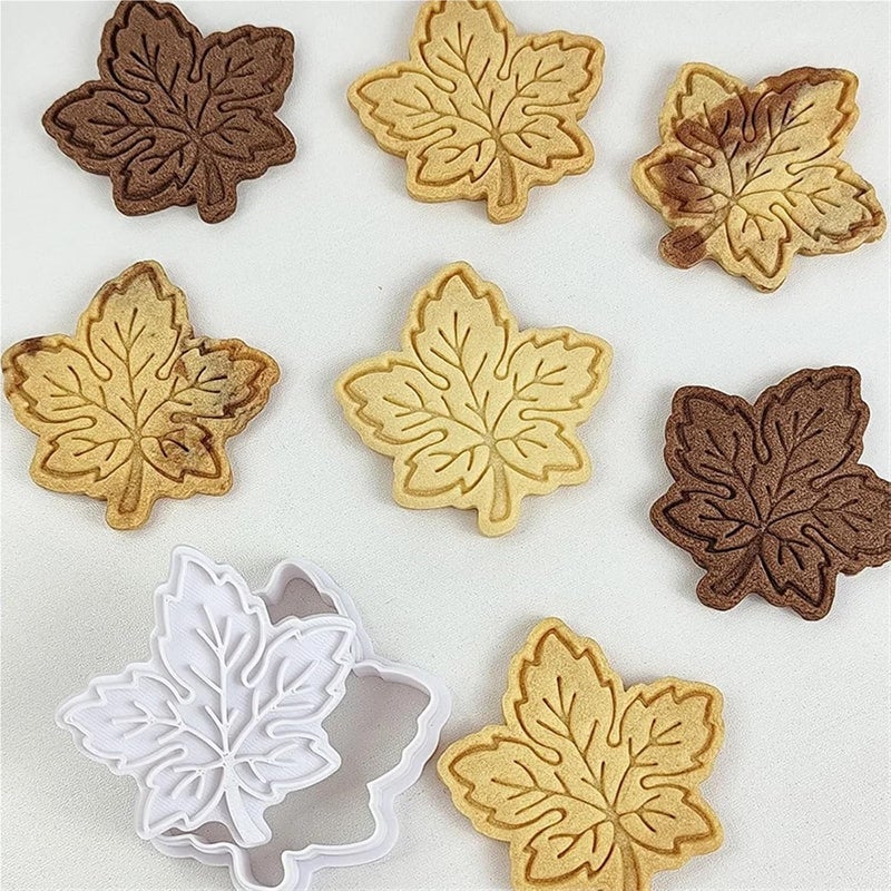 Creative Maple Leaf Cookie Cutter - DIY Biscuit Stamp for Homemade Desserts and Pastries(Big maple) - Image 5