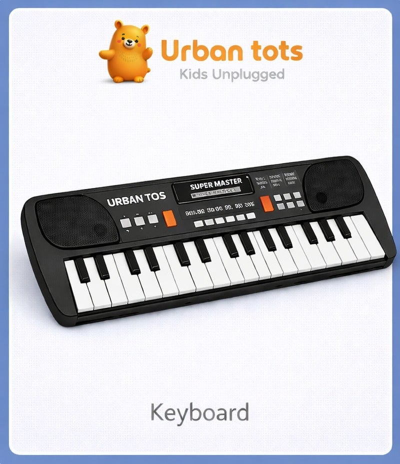 أوربانتوتس أوربان توتس أورغ إلكتروني – بيانو 61 مفتاح مع شاشة LED وأغاني تجريبية ووظائف تعليمية - Image 1