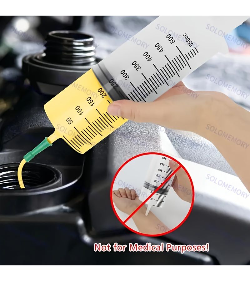 Heavy Duty Fluid Siphon Pump 10.14oz Capacity 47.24 Inch Tube For Oil Gasoline - Image 4