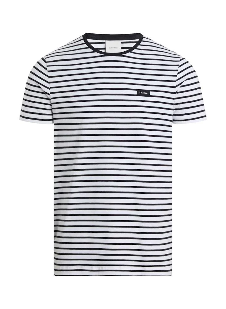 CALVIN KLEIN Slim Stretch Stripe T-Shirt