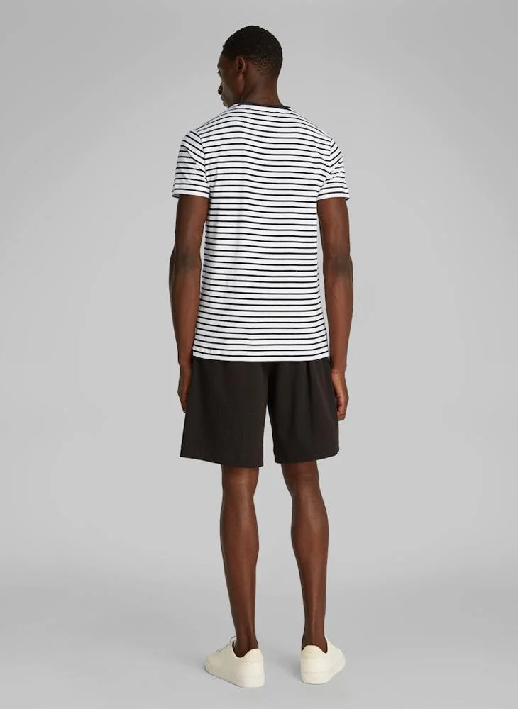 CALVIN KLEIN Stretch Slim Stripe T-Shirt