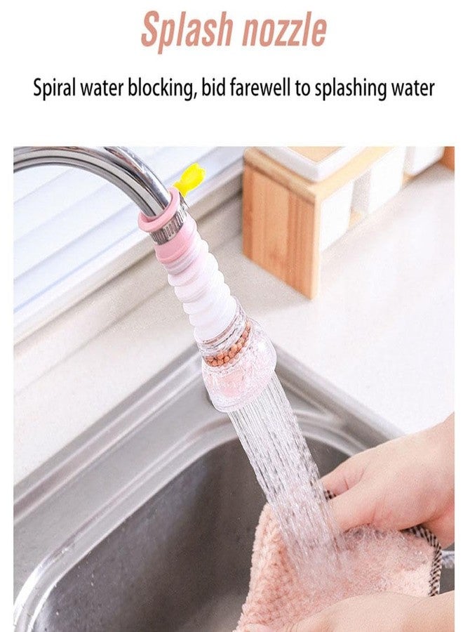 Flaner Kitchen Tap Extension Flexible Anti Splash Water Saving Movable Sink Faucet Expandable Water Tap Filter, Water Faucet Nozzle Adapter Tap Extender Kitchen Sink(pack Of 1) - Image 3