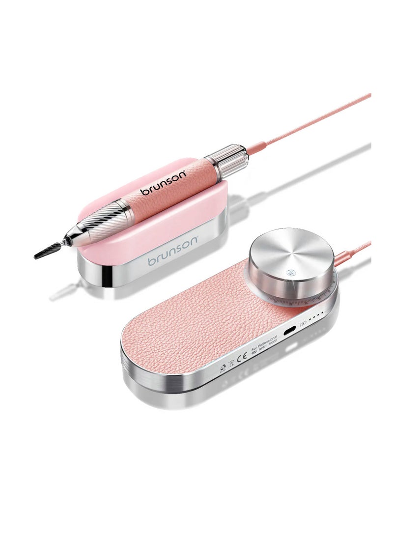 Brunson Submarine Portable Nail Drill Machine Waterproof Low Noise and Vibration 30000 RPM E File for Manicure and Pedicure Professional Electric Nail Drill for Gel Nails Salon and Home Use - Image 1
