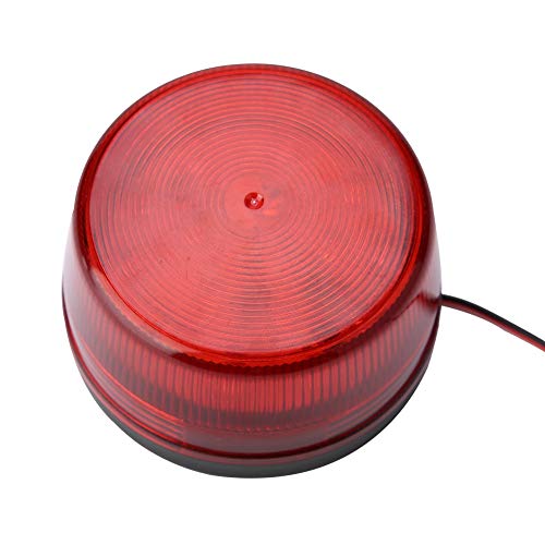 Zopsc ضوء إنذار LED وامض أحمر ضوء إنذار أمان مصباح تحذير وامض وميض مستمر وسريع تأثير تحذير أفضل، مناسب لمخاريط الطرق المختلفة، أعمدة التحذير - Image 1