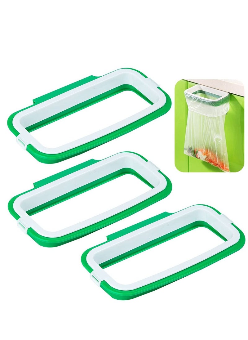 Y&D Hanging Rubbish Bag Holder, Portable Garbage Bags Rack,rubbish Storage Rack Practical Bin for Cabinet Reusable Stand of Kitchen Waste,3pcs  - Image 1
