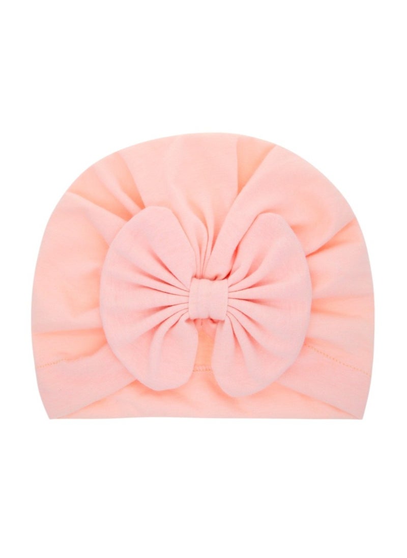 Bambimici Bambimici -  Set of  2 TinyTwist Baby Turban and Mittens - Pomelo Pink  - Image 2
