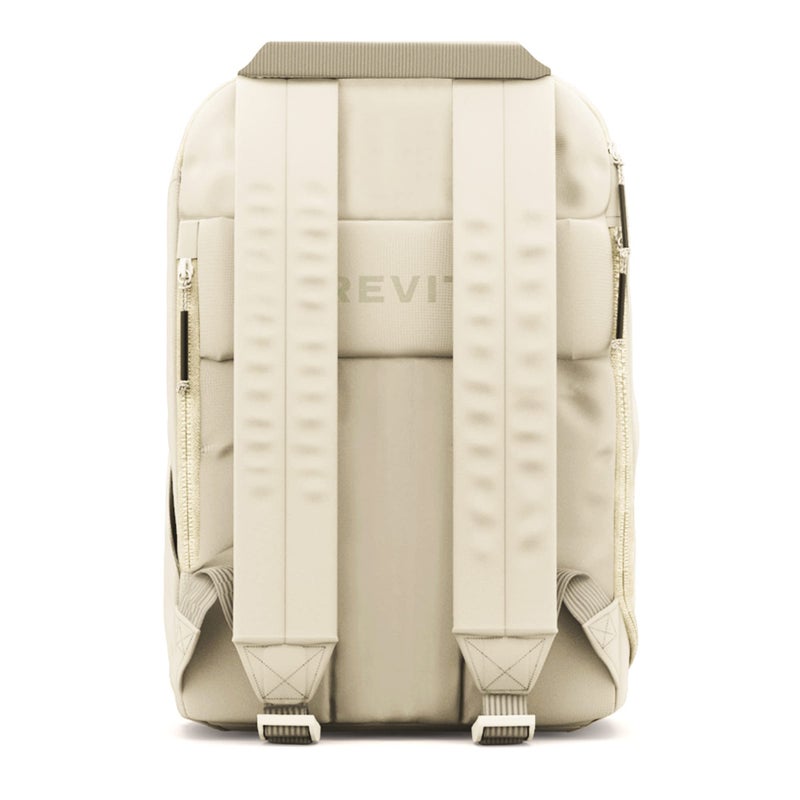 BREVITE The Backpack- Casual daypack backpacks for every function. Compact but spacious 18L aesthetic traveling backpack with laptop compartment. (Tan) - Image 4