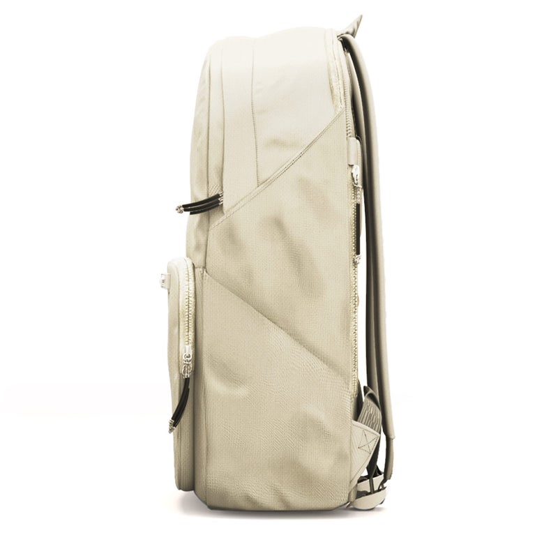 BREVITE The Backpack- Casual daypack backpacks for every function. Compact but spacious 18L aesthetic traveling backpack with laptop compartment. (Tan) - Image 2