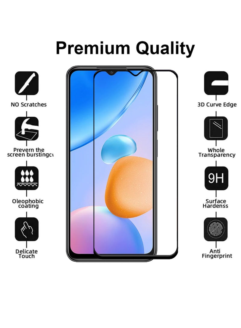 2 Pieces For Xiaomi Redmi 10 5G Screen Protector – Premium Edge to Edge Tempered Glass, High Transparency, Delicate Touch, Anti-Explosion, Smooth Arc Edges, Easy Installation - Image 2