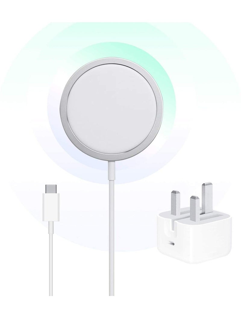 Magnetic Wireless  Fast Adapter Charging Cable with USB C Compatible with Apple iPhone 12/Mini/Pro/Max