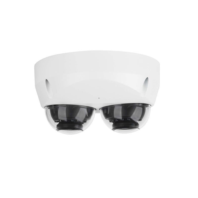 EmpireTech 2x4MP 127 CMOS Starlight IR Mini Dome Dual Lens IP Wired CameraGood for CorridorMultiSensorIP67SMD 30Builtin MicFixed Lens IPCE541FE2AS 28MM