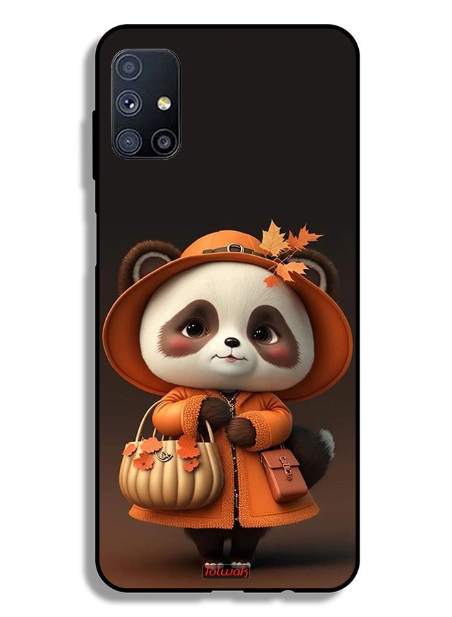 Tolwak Samsung Galaxy M51 Protective Case Cover Cute Panda Lady Style - Image 2