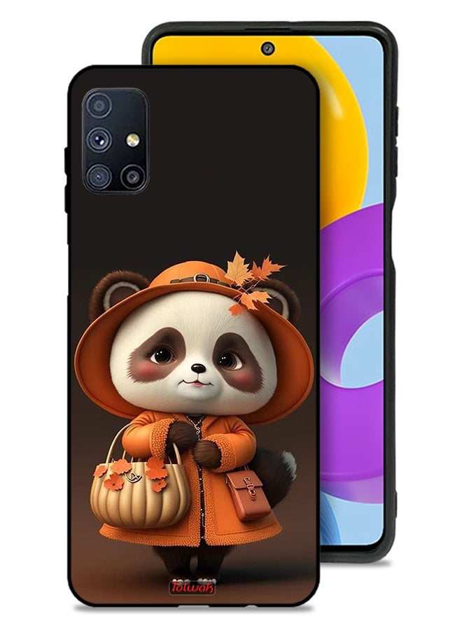 Tolwak Samsung Galaxy M51 Protective Case Cover Cute Panda Lady Style - Image 1