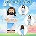 Yelakey Jesus Plush 13 Jesus Stuffed Plushie Doll with Positive Card for Christmas Religious Easter Church Sunday School Toy Gift for Kids A - Image 4