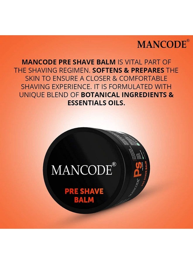MAN CODE Mancode Preshave Balm For Men | 100Gm | Balm Softens Your Beard | Provides Razor Glide For A Smooth Zesty Shave | Apply To Prevent Shaving Irritation And Razor Burns | Cut & Irritation Free Shave. - Image 2