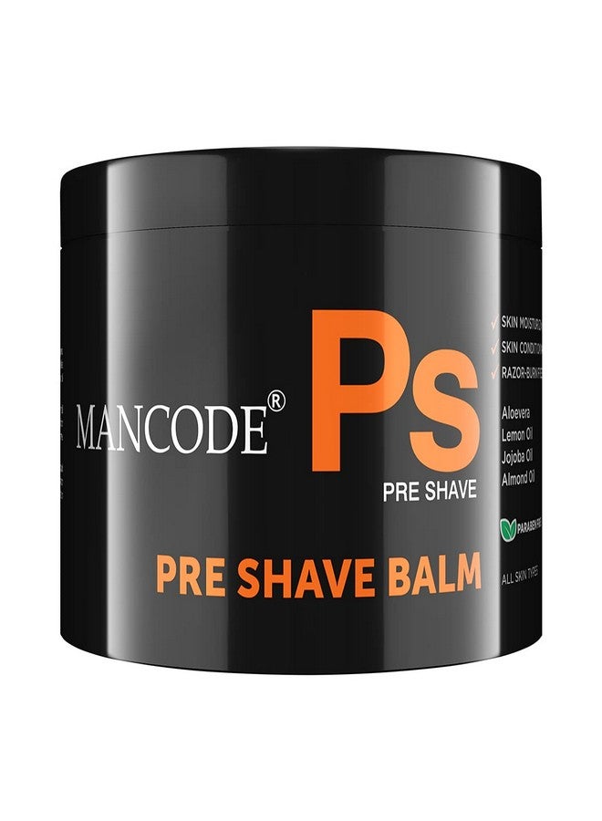 MAN CODE Mancode Preshave Balm For Men | 100Gm | Balm Softens Your Beard | Provides Razor Glide For A Smooth Zesty Shave | Apply To Prevent Shaving Irritation And Razor Burns | Cut & Irritation Free Shave. - Image 1