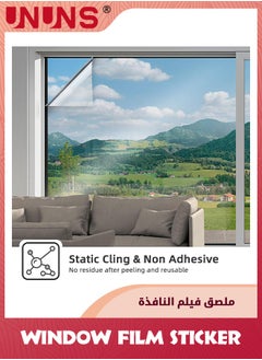 PVC Window Film Sticker,One-Way Privacy Mirror Reflective Film,Heat Control Window Film,Sun Blocking Anti UV Reflective Window Tint For Home,90x200cm - pzsku/ZF3D1D98A8993591758E3Z/45/_/1703228088/454a5a2c-0562-4f03-a7f8-1dc9ae912316