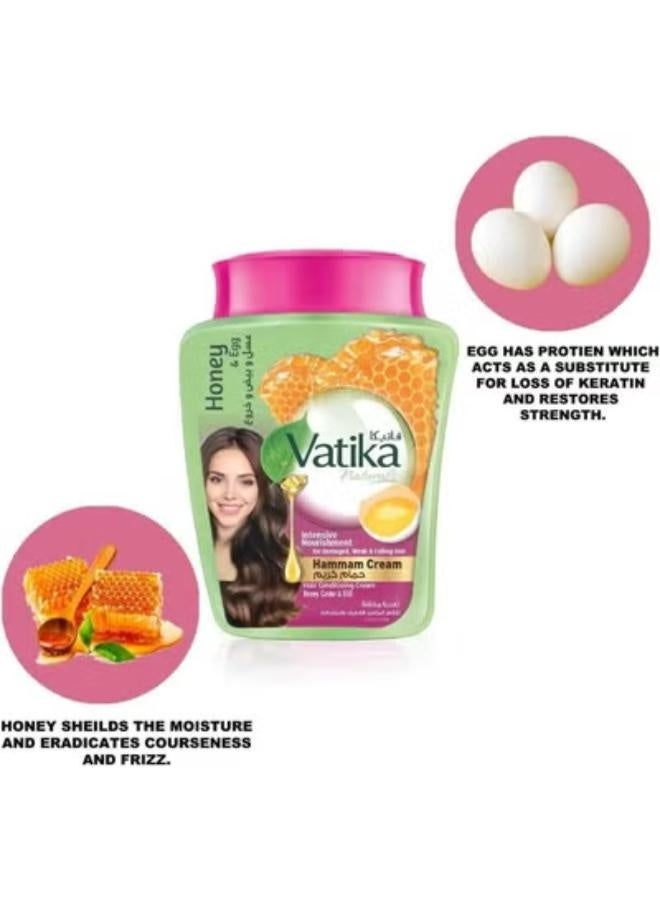 فاتيكا ناتشورالز حمام كريم العسل و البيض - 900جم - Image 3