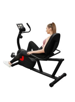 Generic Exercise Bikes Stationary Indoor Recumbent Bikes with Backrest Magnetic Stationary Bike  - Image 1
