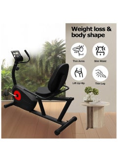 Generic Exercise Bikes Stationary Indoor Recumbent Bikes with Backrest Magnetic Stationary Bike  - Image 3
