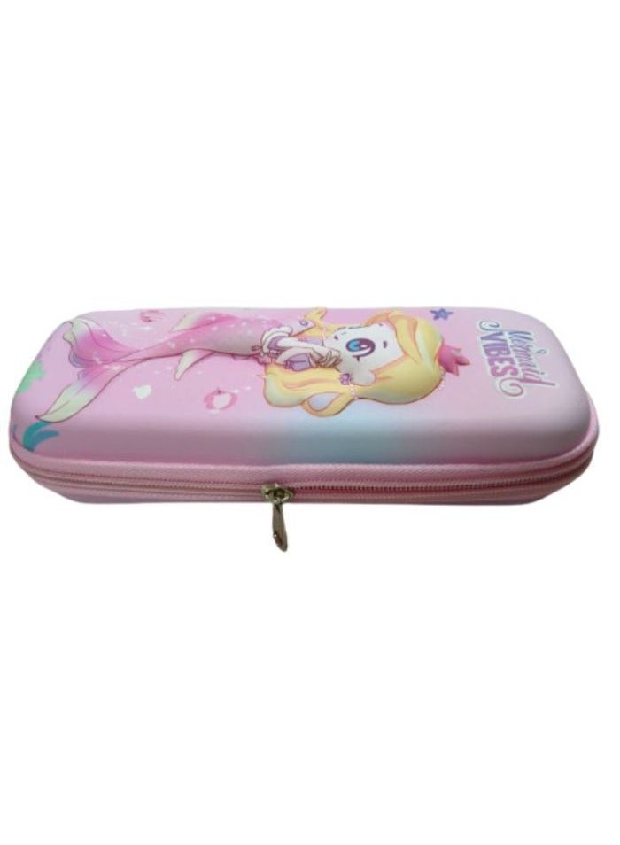 3D Pencil Case High Quality 3D Pencil Cases and Bags for Boys and Girls, Embrace Adventure with Vibrant Colors High Quality(Mermaid) (Mermaid) (Mermaid with Yellow Hair (Pink)) - Image 2