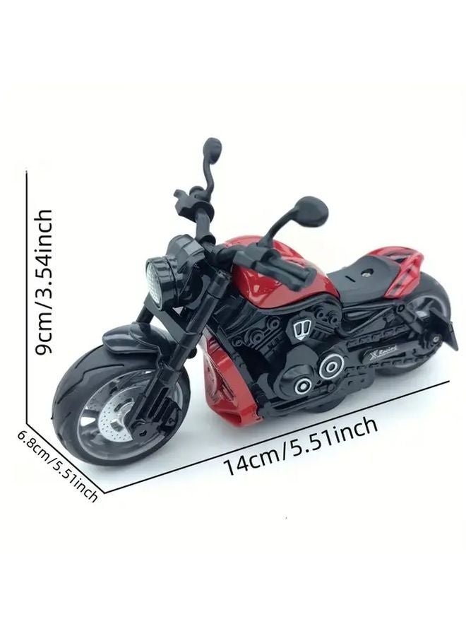 Black 1 12 Scale Die Cast Alloy Motorcycle Model Toy Collectible Gift - Image 3