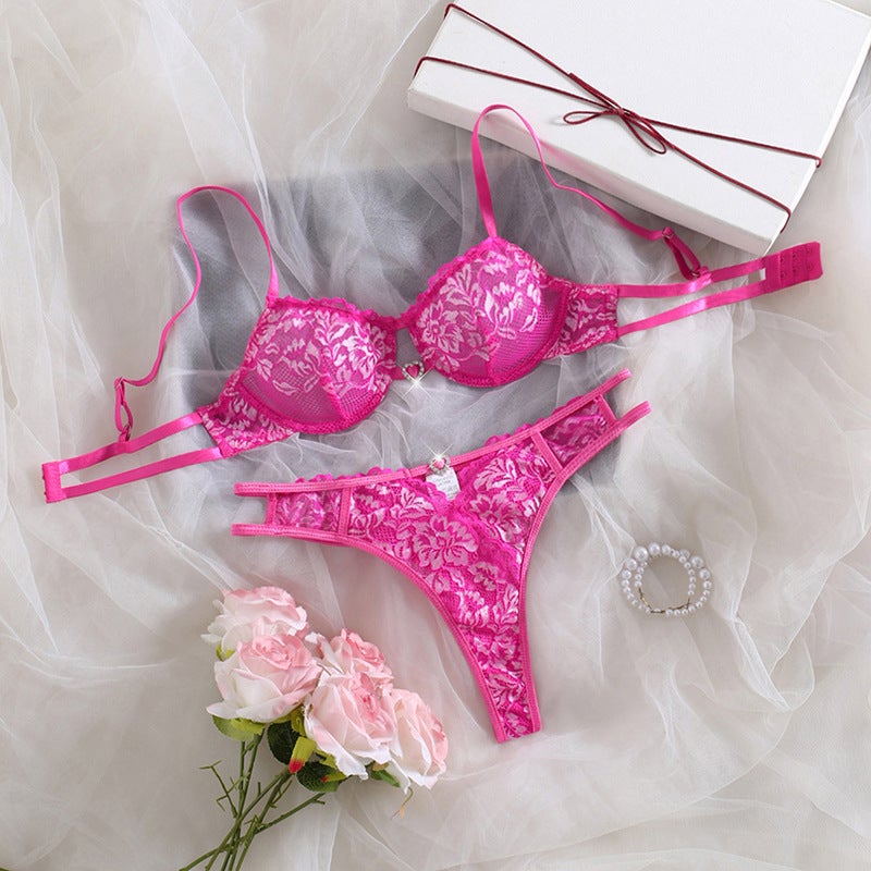 Sexy Lace Bra Set for Women - Plus Size Erotic Lingerie - Image 1