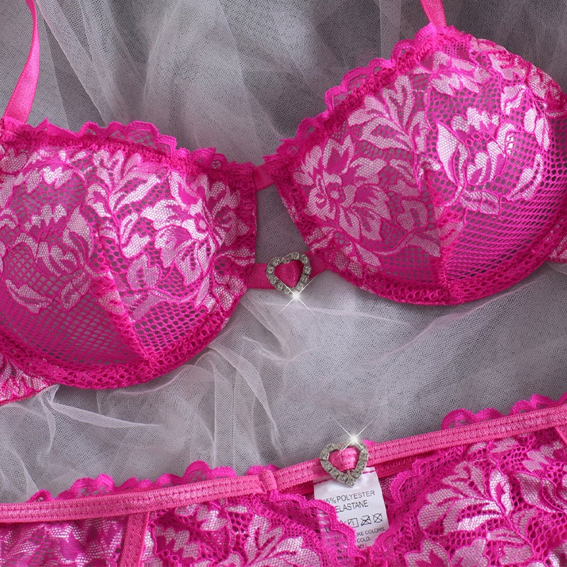 Sexy Lace Bra Set for Women - Plus Size Erotic Lingerie - Image 3