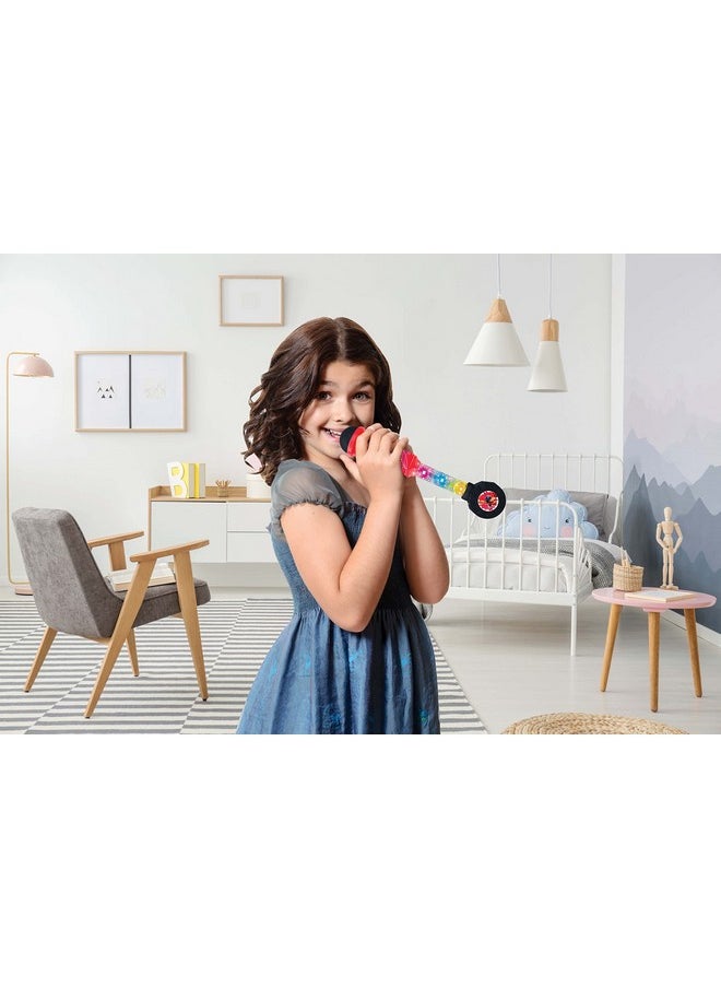 Lexibook - Miraculous, Lighting Microphone For Children, Musical Toy Game, Built-In Speaker, Light Effects, Aux-In Cable Plug, Red, Mic90Mi - Image 1