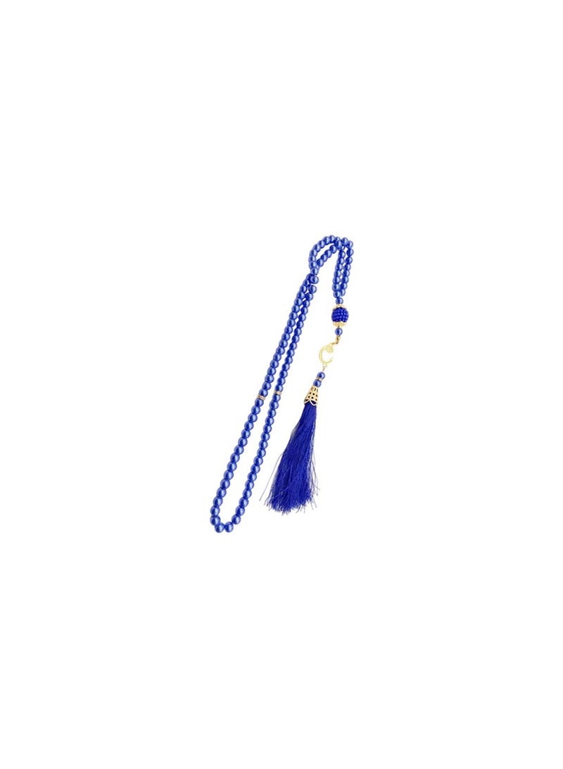 Huitich Islamic Gift Set with Keychain Digital Tasbeeh Counter & Prayer Beads Blue - Image 3