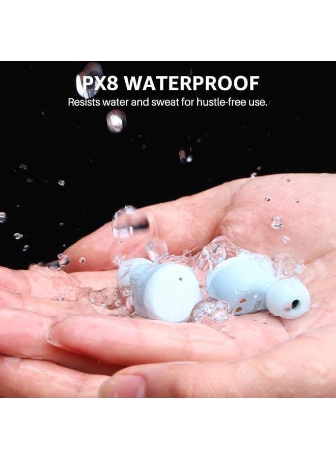 TOZO T6 Wireless Earbuds Bluetooth 5.3 Headphones, Ergonomic Design in-Ear Headset, 50Hrs Playtime with Wireless Charging Case, APP EQ Customisable, IPX8 Waterproof, New Upgraded Version - Image 3
