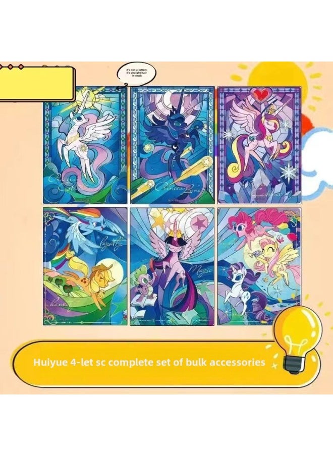 null - Pony Polly Fun Shadow Bag First Two-Play Black Back CR High Color Value Huiyue SC Single Card Single Sale Card Full Set-Colour:My Little Pony One-shot Cr Black Back Card [full Set Of 9 Cards] - Image 1