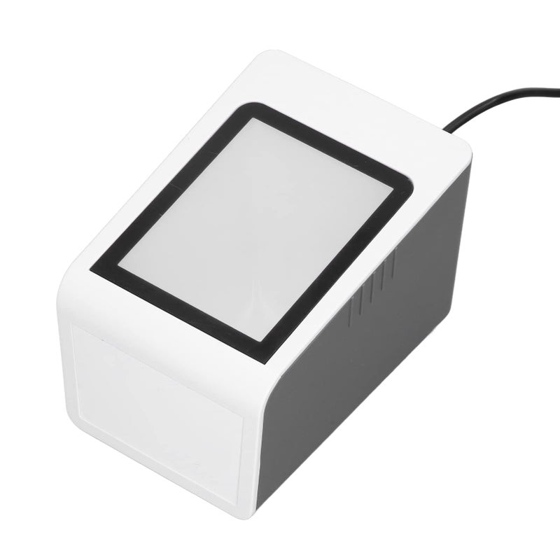 ماسح الباركود المكتبي السلكي عبر USB مع إشارات صوتية وقراءة تلقائية للرمز الثنائي لآلات نقاط البيع وأجهزة الكمبيوتر - Image 4