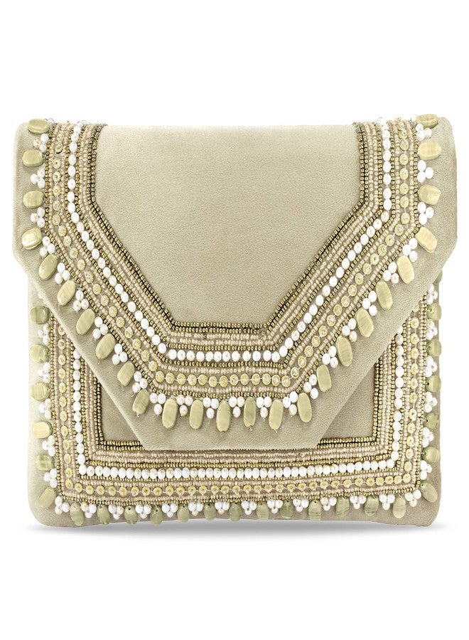 Aheli Indian Potli Bags Gift for Women Evening Bag Clutch Ethnic Bride Purse with Drawstring - Image 1