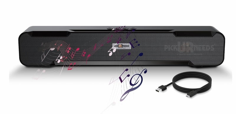 Pick Ur Needs Portable Bluetooth Wireless Soundbar Party Speaker 10W, Heavy Bass, TWS, 5H Playtime, Multi-Connectivity (USB/SD/FM/AUX) - Image 1