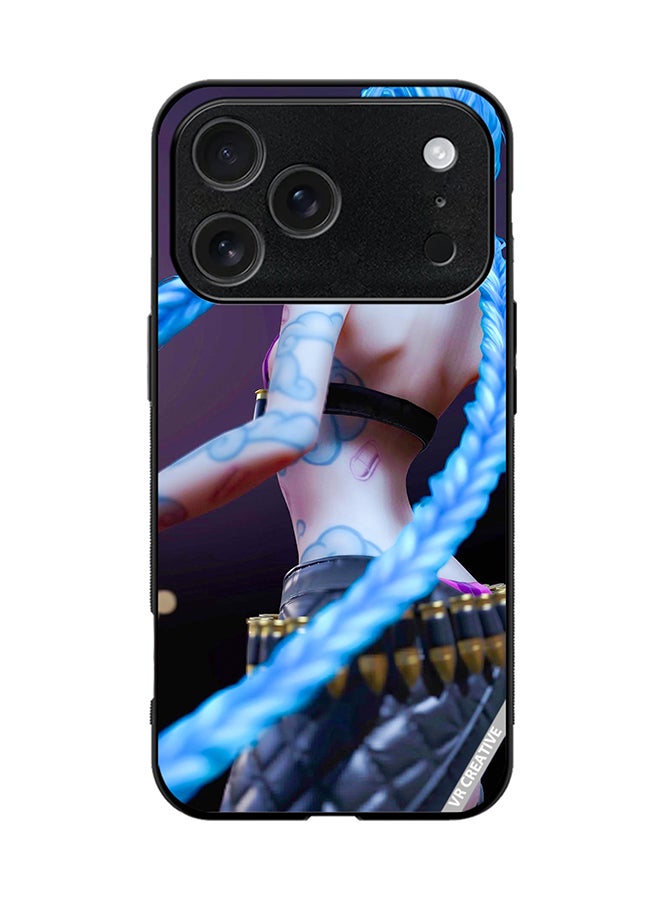 VR CREATIVE Protective Case Cover For Apple iPhone 17 Pro Jinx League Of Legends Design Multicolour