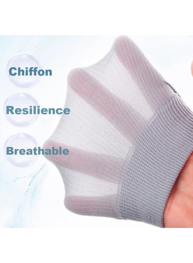 Me Feeling Men's Socks, Summer Thin Silk Socks, Mid-calf Socks, Ice Silk Breathable Ultra-thin Black Solid Color Business Casual Socks, Short Socks - Image 1