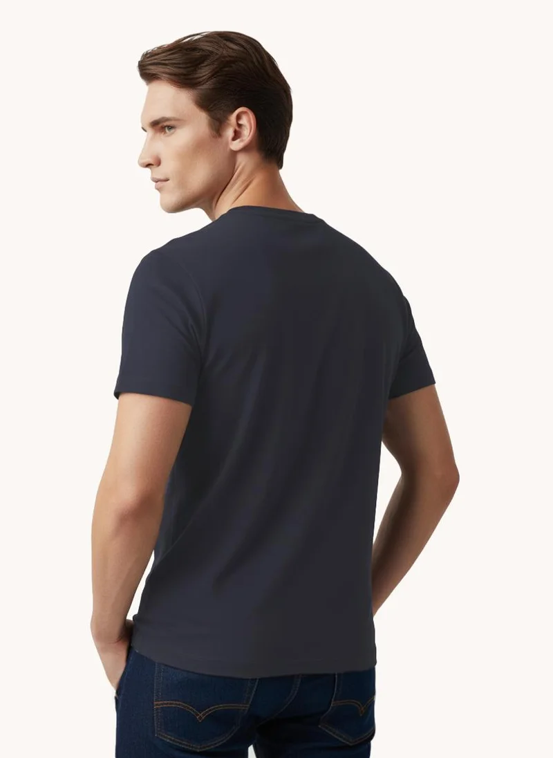 NAUTICA Navy Men's Solid Crew Neck tee for Men | Best Price UAE