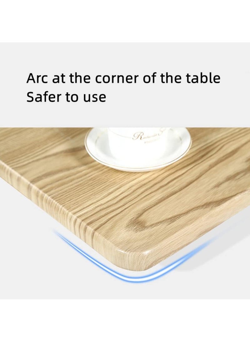 Organized Home Dining Table With Steel Legs Dining Room Furniture Kitchen Table Simple Desk - Image 3